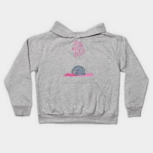 Yoga cat Kids Hoodie